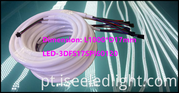 360 degree dynamic Flexible LED Strip Tube lightings